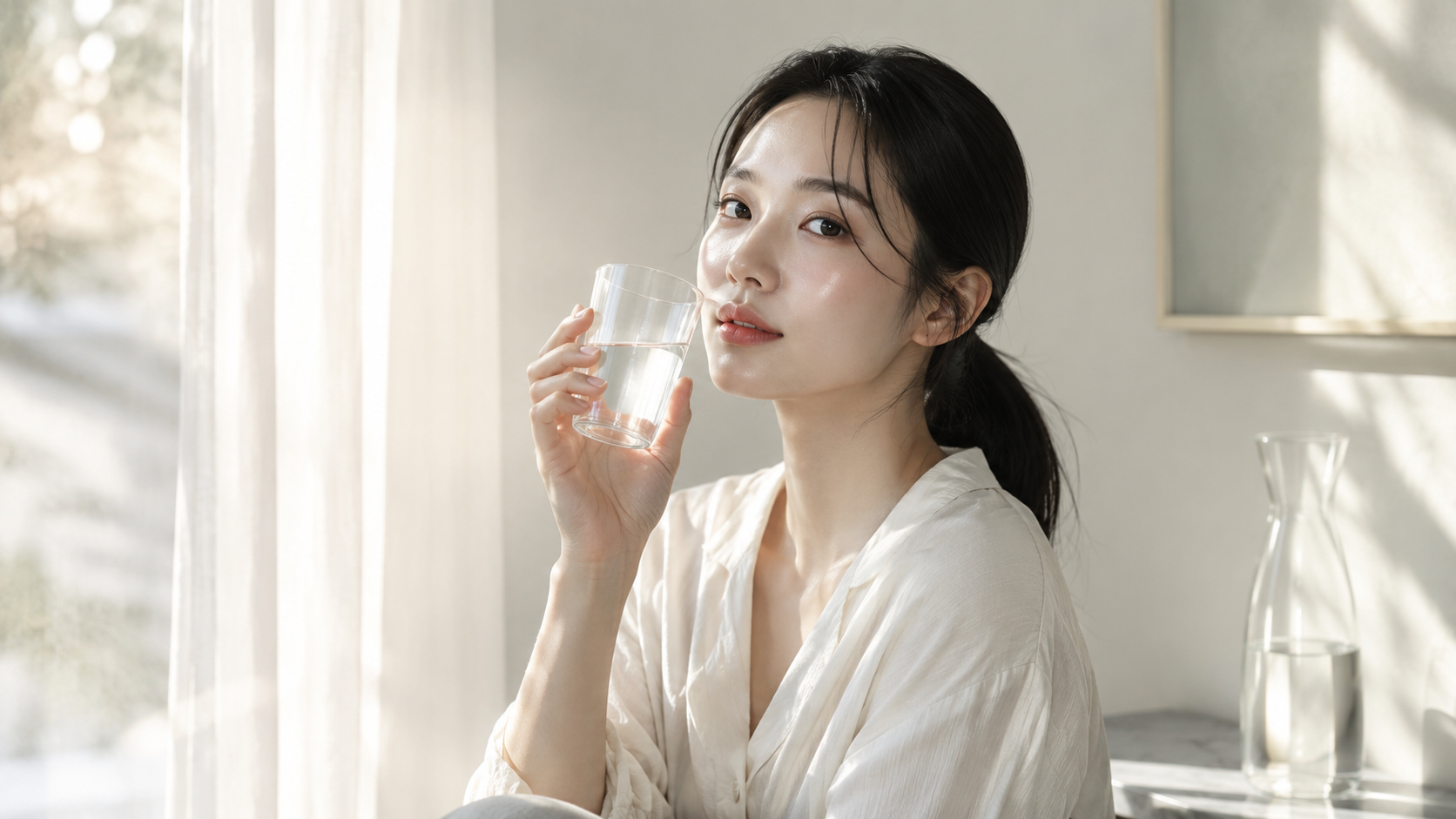 하루 2L 물을 마시면 피부가 정말 좋아질까?