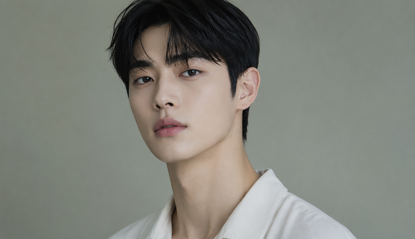 프리미엄 성형외과에서 자연스러운 이미지 개선 상담을 받는 남성의 모습